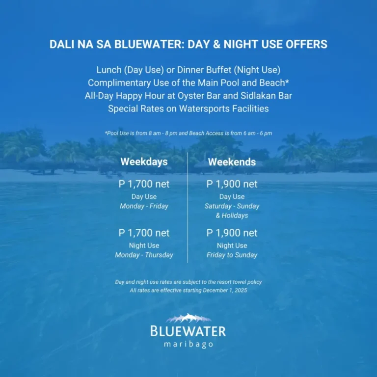 Maribago Bluewater Resort Day Use.